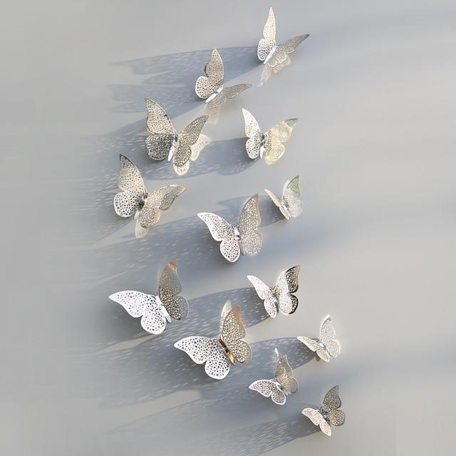 Frendorf | ButterflyGlow 3D Schmetterlings-Dekoration | Wanddeko | Frühling & Sommer | Klassisch & Modern