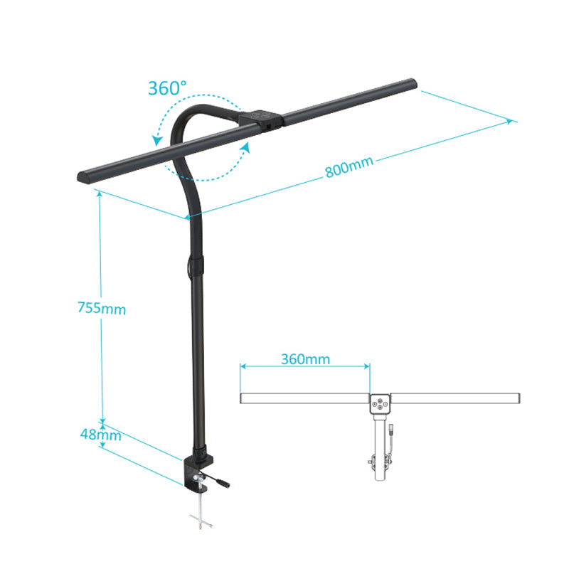 Frendorf | BrightoSphere Flex Verstellbare LED-Lichtleiste | Wiederaufladbar | Flexibel | Vielseitige Beleuchtung