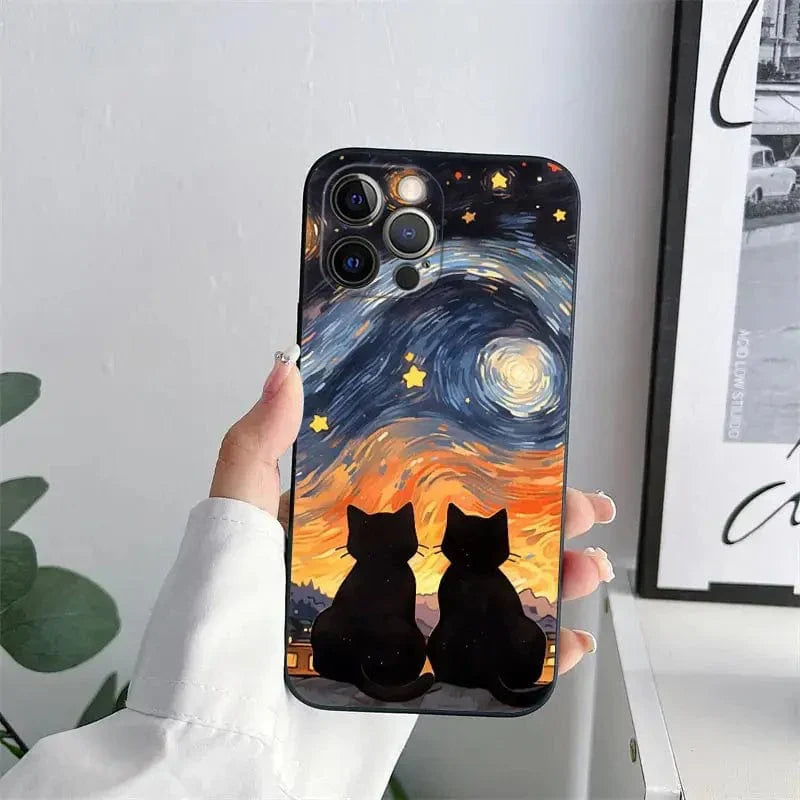 Frendorf | Stoßfeste protective iPhone Van Gogh Gemälde Hülle
