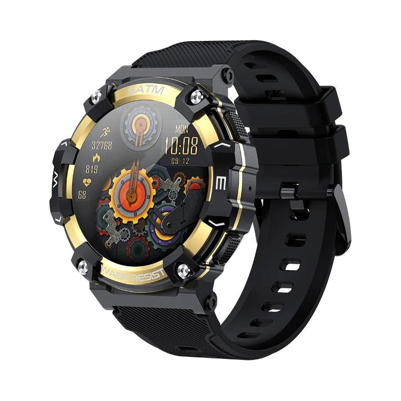 Frendorf | Titan PG Tactical Smartwatch – Robustes Militärdesign, wasserdicht, Herzmonitor und militärische Haltbarkeit