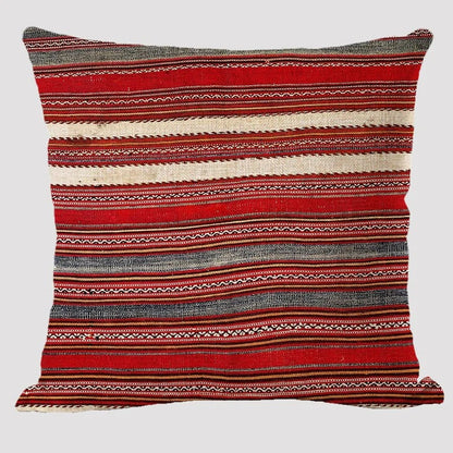 Frendorf | BohoLoom Mehrfarbiger Kissenbezug aus Leinen | Boho-Chic Design | Deko fürs Wohnzimmer & Schlafzimmer