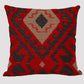 Frendorf | BohoLoom Mehrfarbiger Kissenbezug aus Leinen | Boho-Chic Design | Deko fürs Wohnzimmer & Schlafzimmer