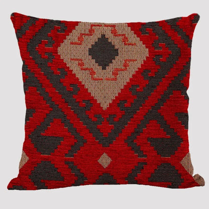 Frendorf | BohoLoom Mehrfarbiger Kissenbezug aus Leinen | Boho-Chic Design | Deko fürs Wohnzimmer & Schlafzimmer