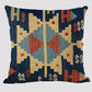 Frendorf | BohoLoom Mehrfarbiger Kissenbezug aus Leinen | Boho-Chic Design | Deko fürs Wohnzimmer & Schlafzimmer