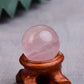 Frendorf | AuraGem Natürliches Heilstein-Set | Handpoliert | Energie & Balance | Rosenquarz & Amethyst
