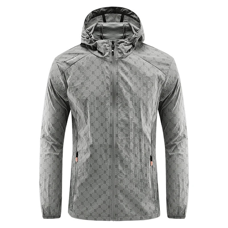 Frendorf | Ultraleichte wind- und sonnensichere Kapuzen-Sommerjacke Herren