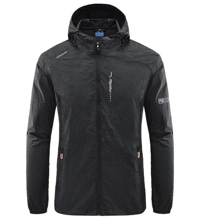 Frendorf | Ultraleichte wind- und sonnensichere Kapuzen-Sommerjacke Herren