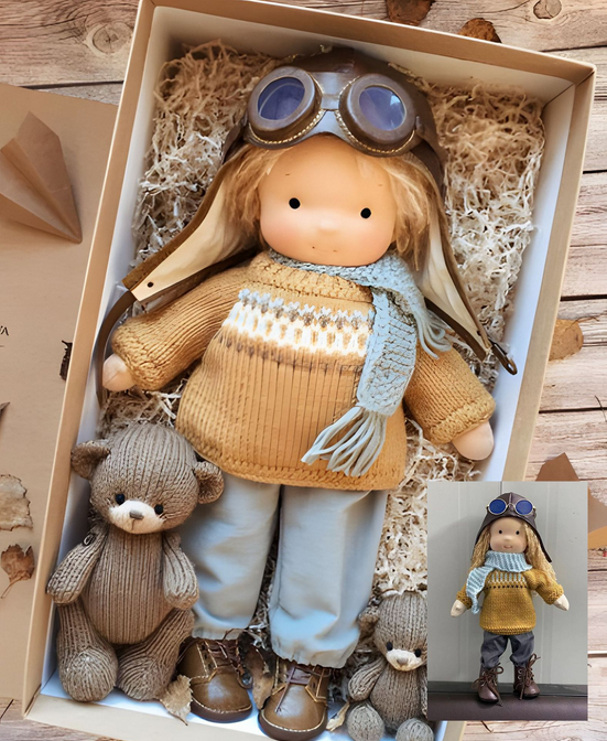 Frendorf | Süße handgemachte Waldorfpuppe