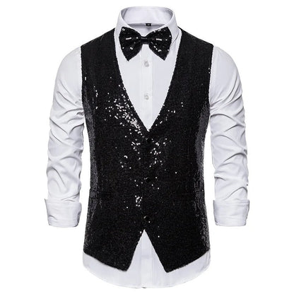 Frendorf | Gilet | Party-Glitzerweste für Männer