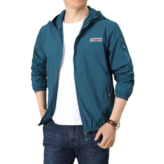 Frendorf | Leichte wasser und sonnenfeste Sommerjacke herren mit Kapuze