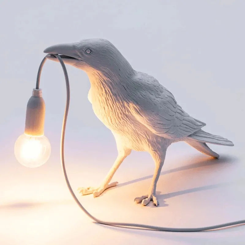 Kreative Krähe LED Wandleuchte | Einzigartige Beleuchtung für Wohnzimmer, Schlafzimmer & Büro