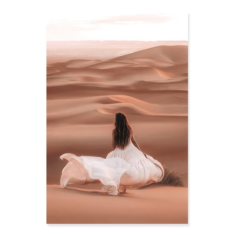 Maroccan Desert & Architecture - Canvas Wall Art Print