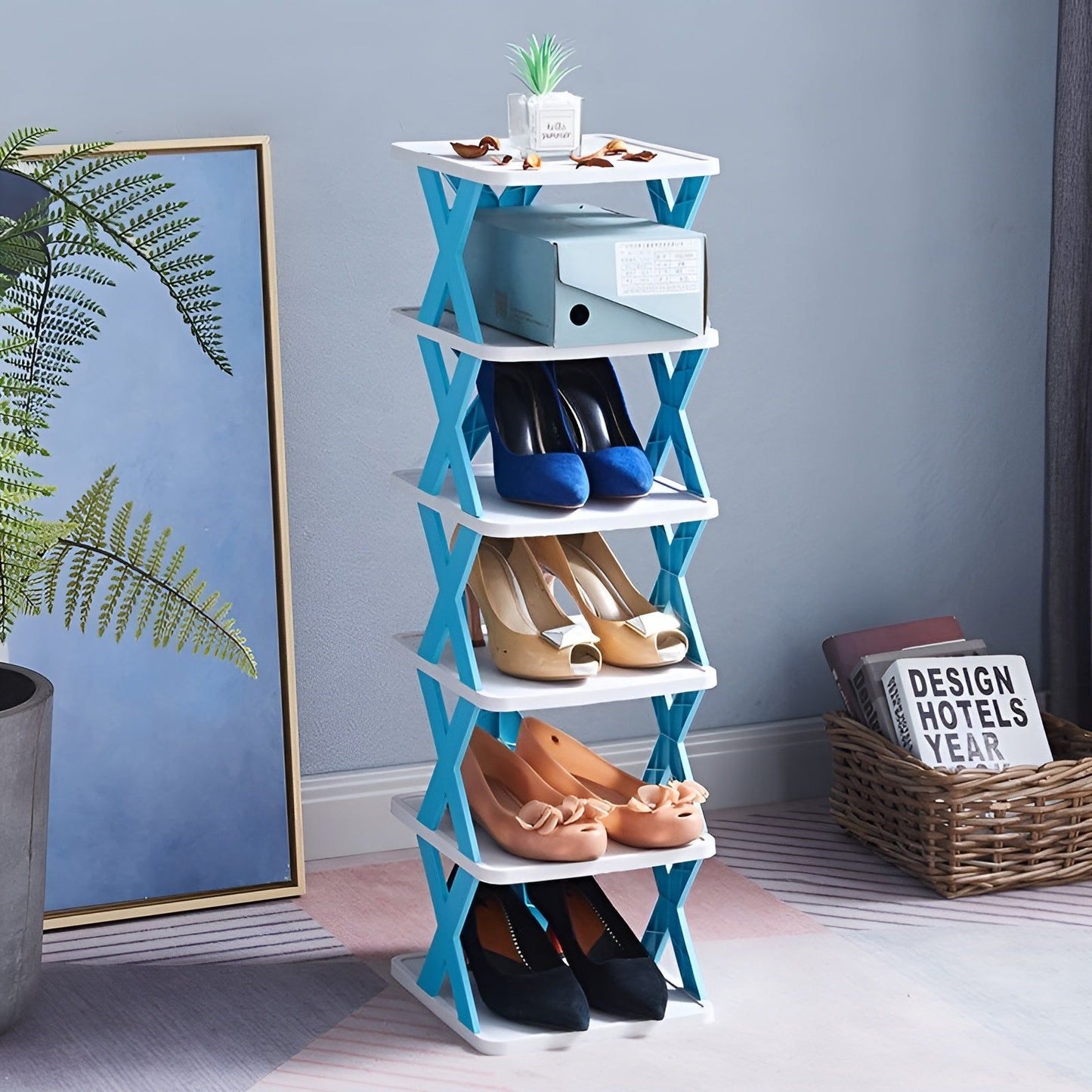 Frendorf | Multifunktionales und Faltbares Schuhregal - SpaceSaver