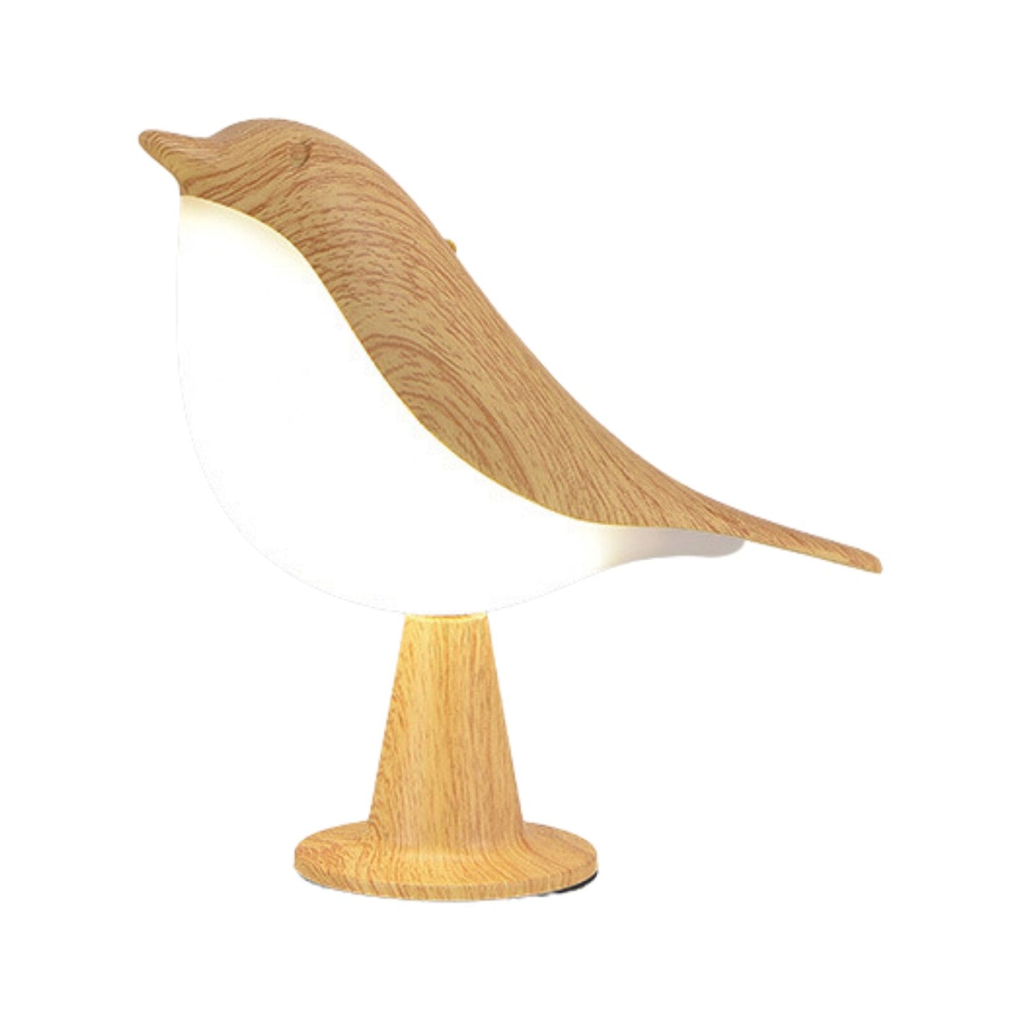 Frendorf | BirdGlow Dekorative Tischleuchte | Stilvolle Designer Lampe | Natürliche Materialien | Exklusive Deko für Zuhause