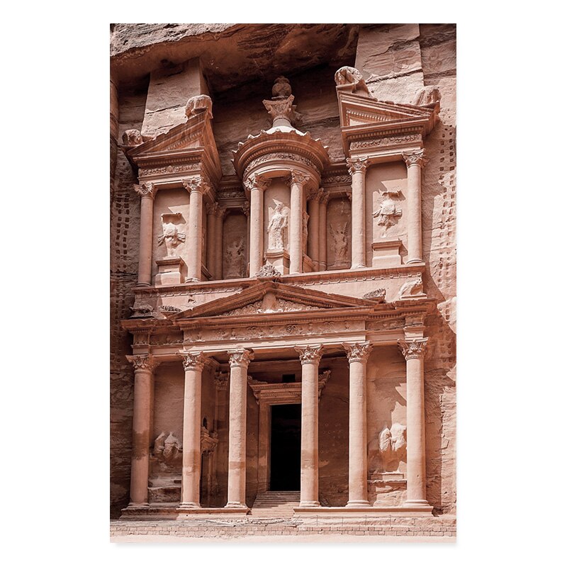 Maroccan Desert & Architecture - Canvas Wall Art Print
