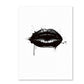 Abstrakte Moderne Mode Make-up - Leinwand Wandkunst Druck