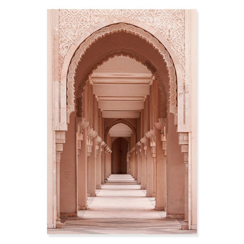 Maroccan Desert & Architecture - Canvas Wall Art Print