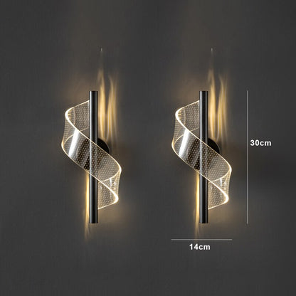Frendorf | LumiPillar Luxuriöse Wandleuchte mit Glaskandelaber | Elegante Beleuchtung | Premium-Design