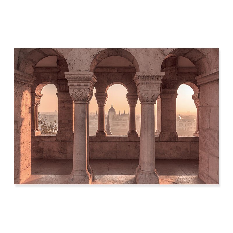Maroccan Desert & Architecture - Canvas Wall Art Print