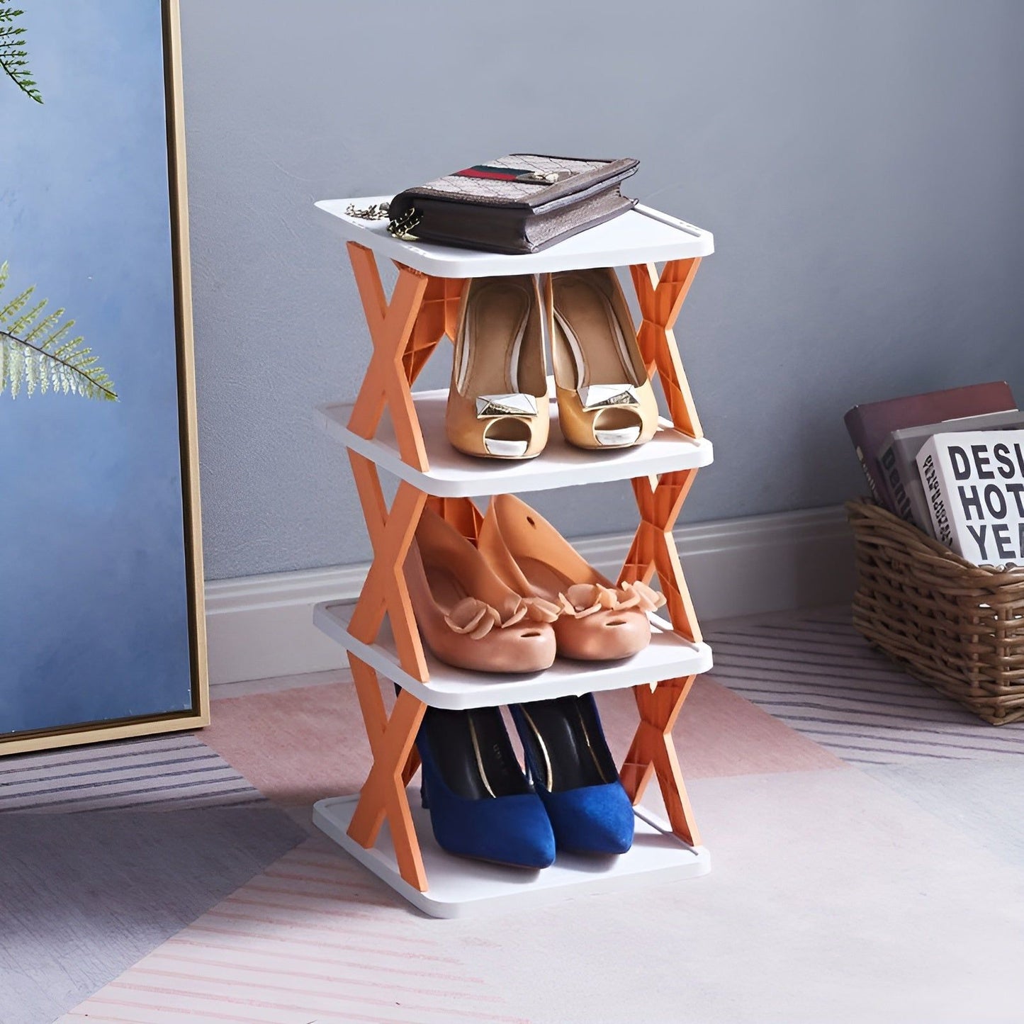 Frendorf | Multifunktionales und Faltbares Schuhregal - SpaceSaver