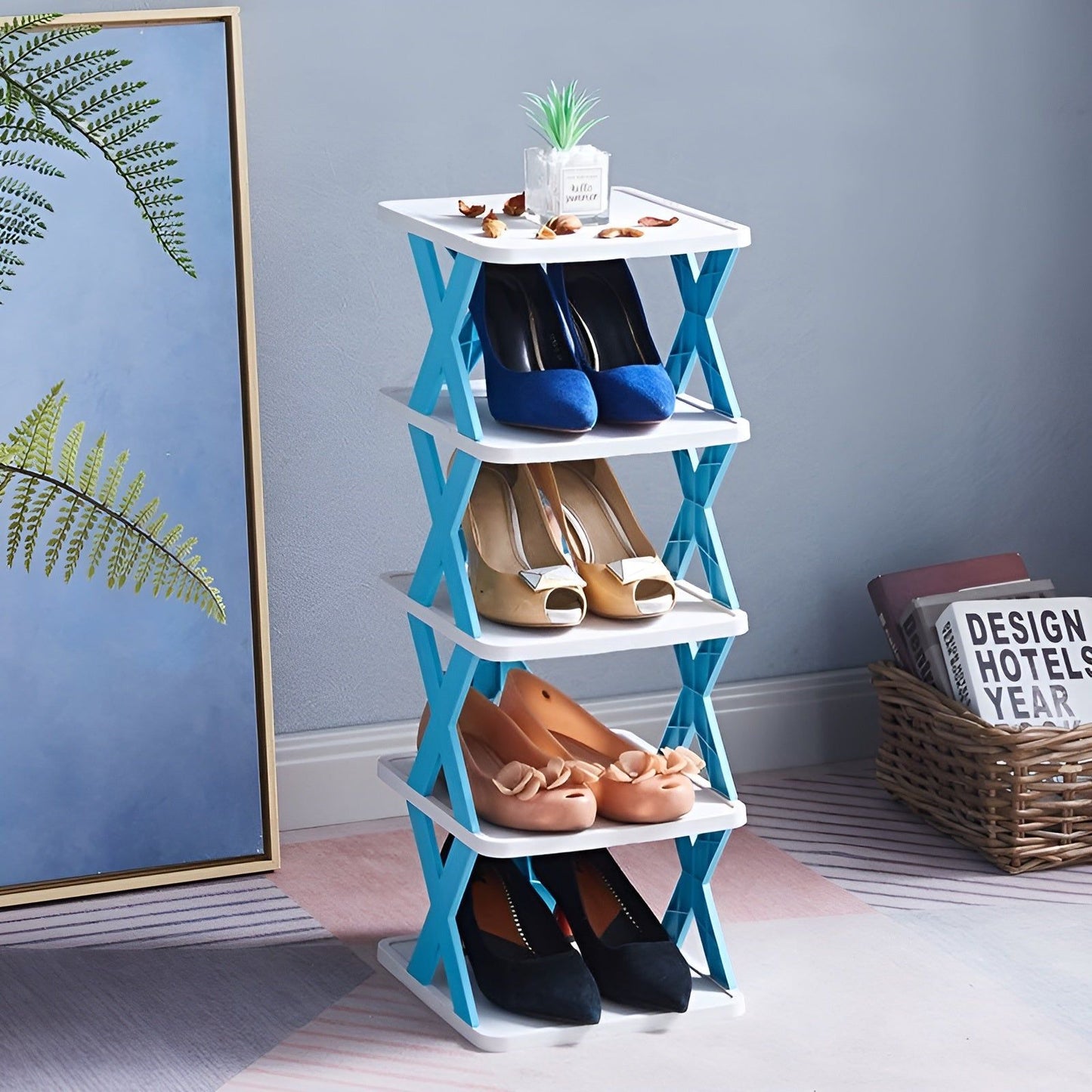 Frendorf | Multifunktionales und Faltbares Schuhregal - SpaceSaver