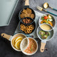 Frendorf | CeramiVenn Keramik-Snackplatte | Modernes Design | Perfekt für Snacks, Desserts & Fingerfood | In Stilvollen Farben erhältlich