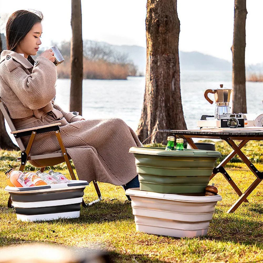 Frendorf | Aufbewahrungsbehälter Zusammenklappbarer Plastik Faltorganisator