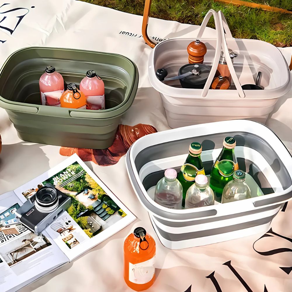 Frendorf | Aufbewahrungsbehälter Zusammenklappbarer Plastik Faltorganisator