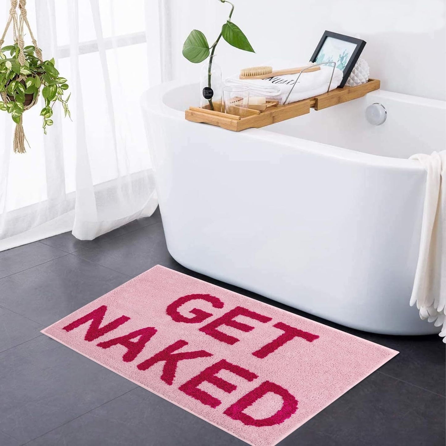 Get Naked Badematte – Weicher getufteter Badezimmerteppich