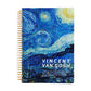 Frendorf | B5 Kunst Impressionismus Monet Berühmtes Gemälde Hardcover goldgebunden Spiral Dickes Notizbuch 150 Blätter