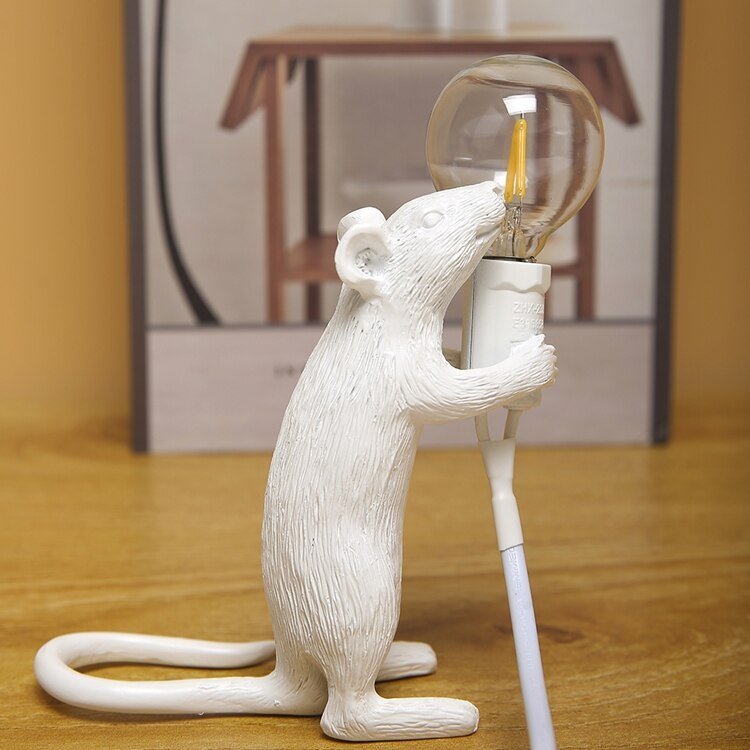 Vintage Mouse LED Tischlampe