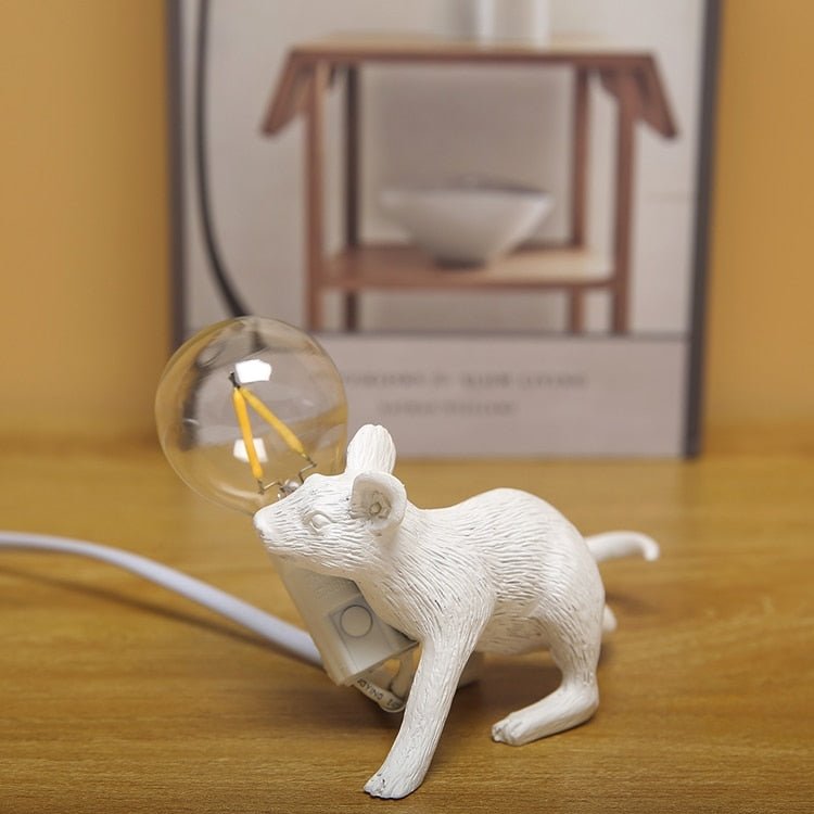 Vintage Mouse LED Tischlampe
