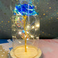 Frendorf | StarBloom Ewige Rose Lampe | LED-Galaxie-Licht | Romantische Dekoration | Perfektes Geschenk