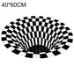 3D-Teppich – Vortex – Illusionsdesign – moderner Teppich