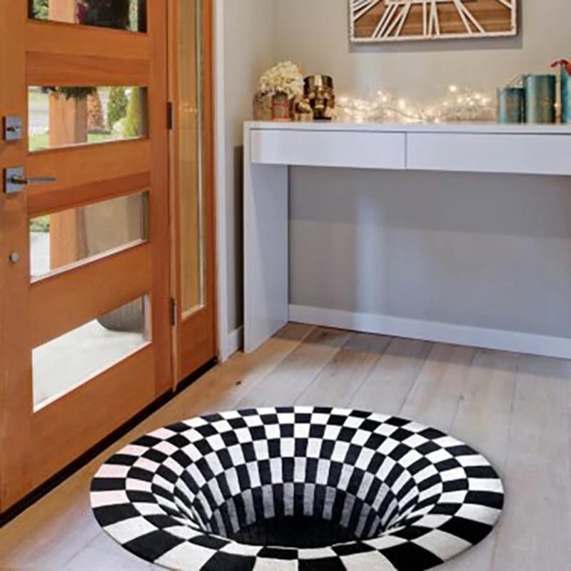 3D-Teppich – Vortex – Illusionsdesign – moderner Teppich