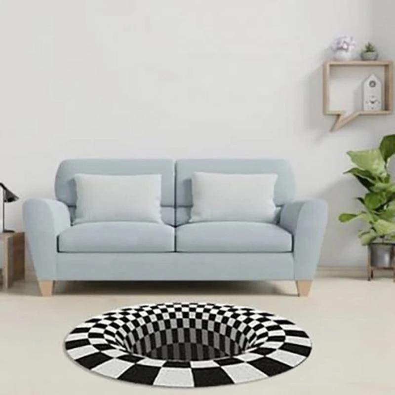 3D-Teppich – Vortex – Illusionsdesign – moderner Teppich