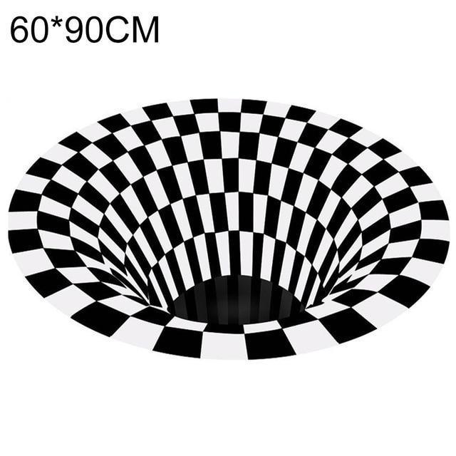 3D-Teppich – Vortex – Illusionsdesign – moderner Teppich