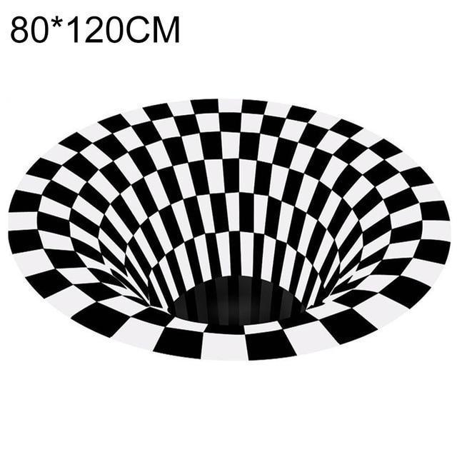 3D-Teppich – Vortex – Illusionsdesign – moderner Teppich