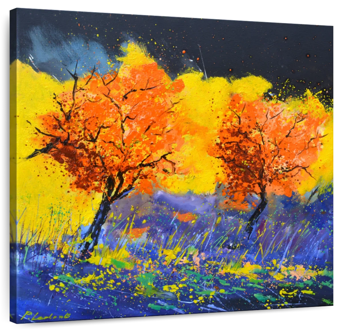 Frendorf | Herbstliche Bäume Wandkunst