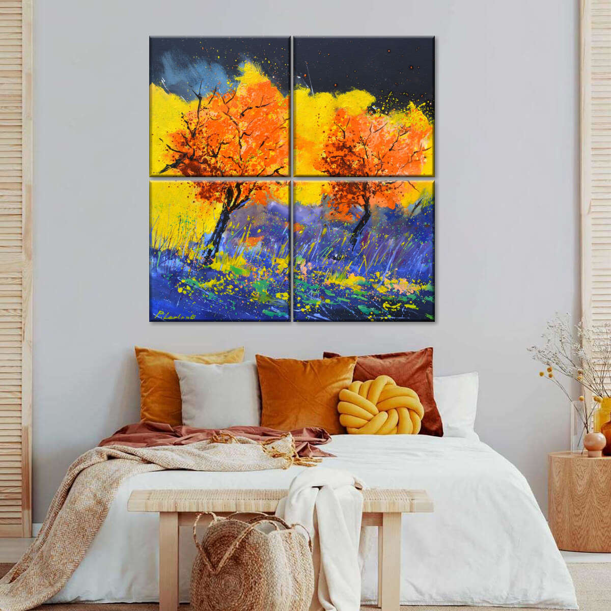 Frendorf | Herbstliche Bäume Wandkunst