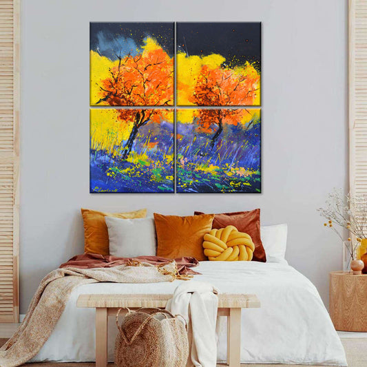 Frendorf | Herbstliche Bäume Wandkunst