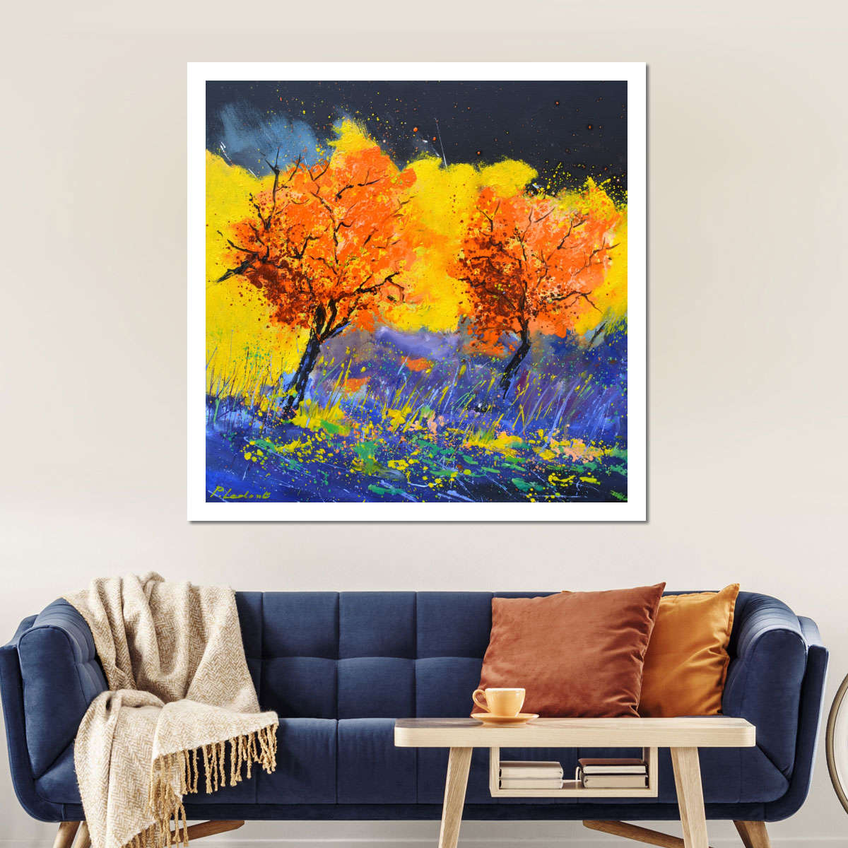 Frendorf | Herbstliche Bäume Wandkunst