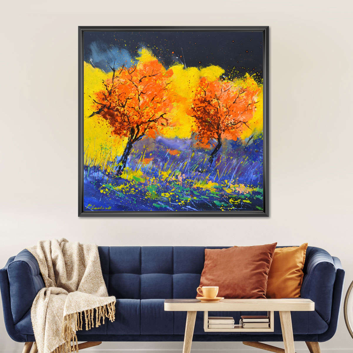 Frendorf | Herbstliche Bäume Wandkunst