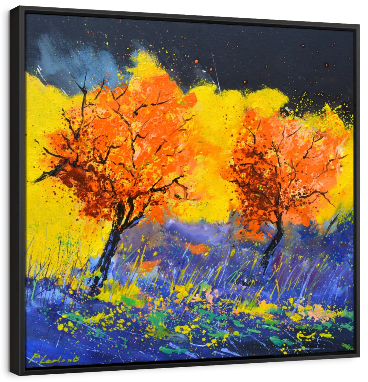 Frendorf | Herbstliche Bäume Wandkunst
