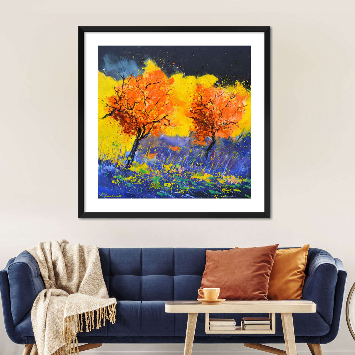 Frendorf | Herbstliche Bäume Wandkunst