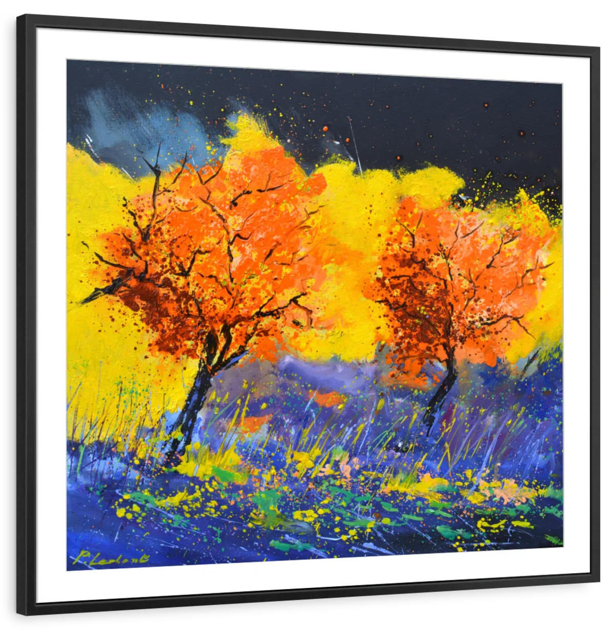 Frendorf | Herbstliche Bäume Wandkunst