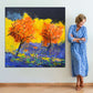 Frendorf | Herbstliche Bäume Wandkunst