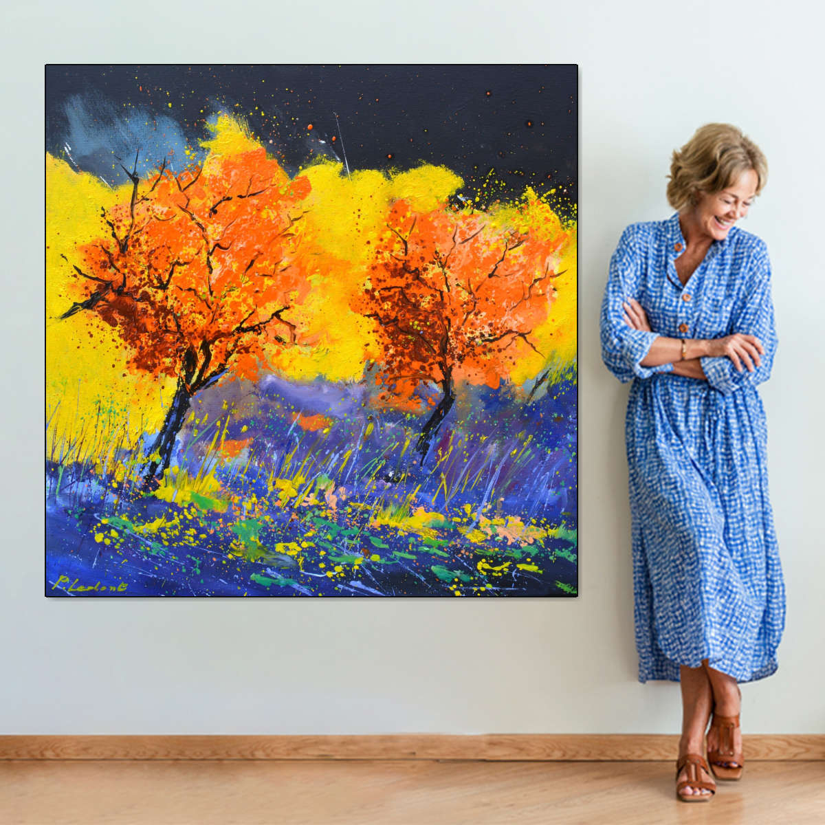 Frendorf | Herbstliche Bäume Wandkunst