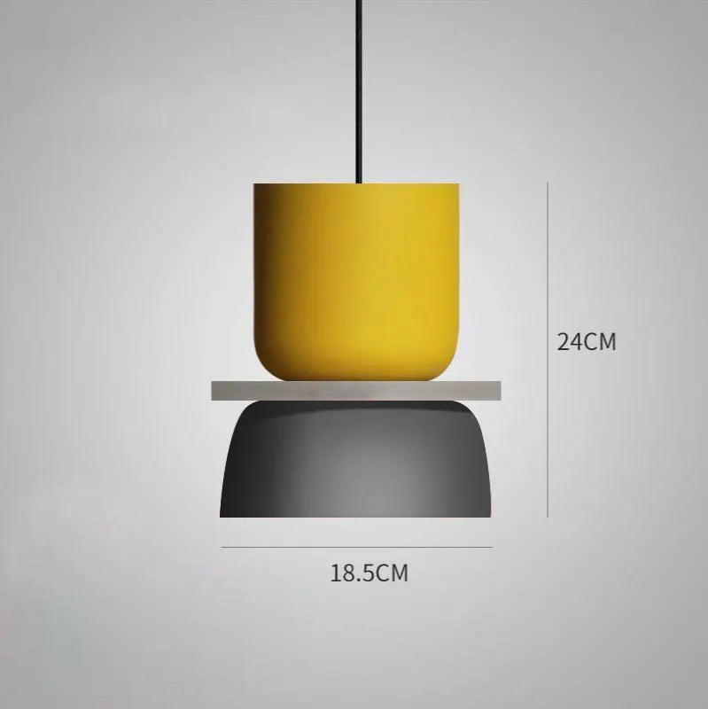 LuminaGlow - Moderne Hängeleuchte im Skandinavischen Macaron Stil