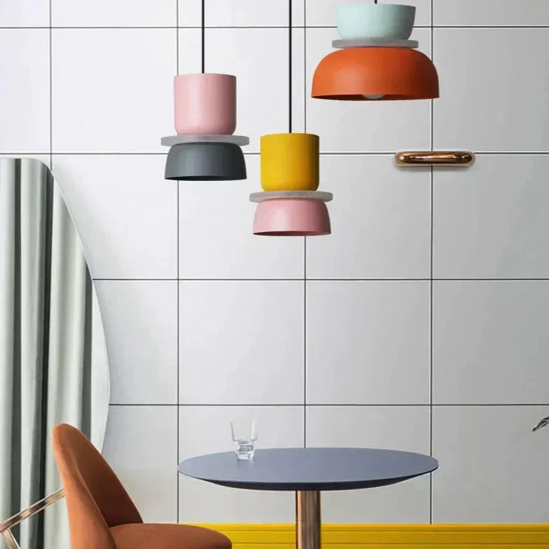 Nordische Macaron-Hängelampe – skandinavisches Design